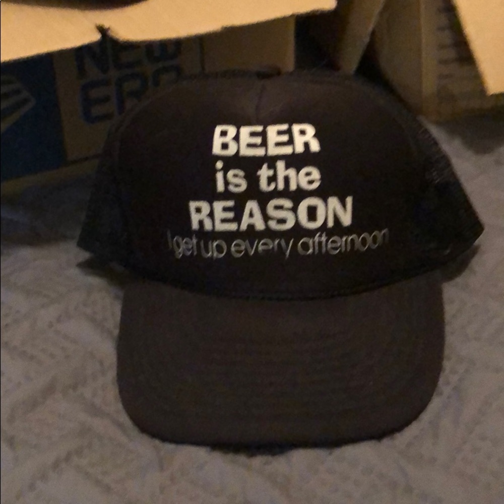 Novelty funny beer hat.